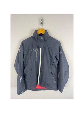 Sunice Hurricane Gore-Tex Golf Jacket Women Medium Gray Waterproof Shell